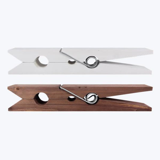 13669 WOOD CLOTHESPIN WALL DÉCOR