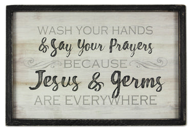 17339 Wash Your Hands Wall Sign - A&B Wholesale Market Inc