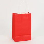 1261-RED Paper Tote Treat Bags S10 - A&B Wholesale Market Inc