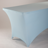 4208-BLUE 6' Rectangular Table Cover - A&B Wholesale Market Inc