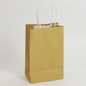 1261-NATURAL Paper Treat Bags S10 - A&B Wholesale Market Inc