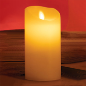 5963-IVORY 6" Wax Swinging Candle - A&B Wholesale Market Inc