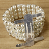 5778-WHITE Corsage Wristlet - A&B Wholesale Market Inc