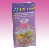 1253-Clear Jumbo Basket Bags 2 Pcs - A&B Wholesale Market Inc
