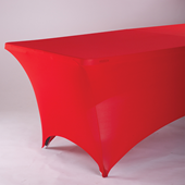 4208-RED 6' Rectangular Table Cover - A&B Wholesale Market Inc