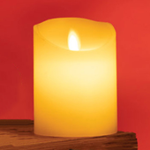 5962-IVORY 4" Wax Swinging Candle - A&B Wholesale Market Inc