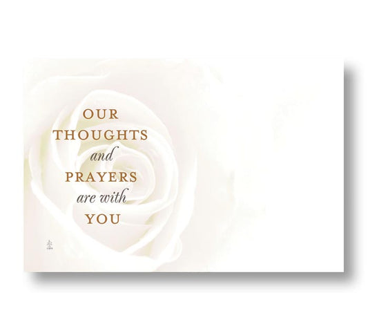 03959 Enclosure Card- Thoughts And Prayers - A&B Wholesale Market Inc