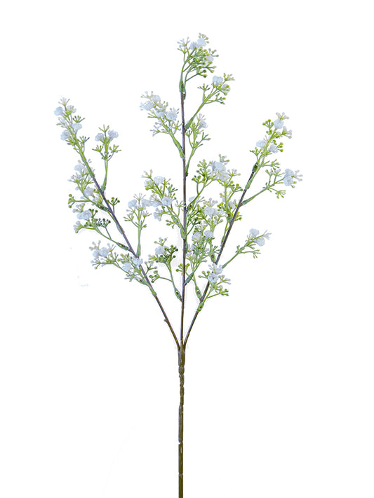 2150090WH 25.6"WILD BABYSBREATH SP X3