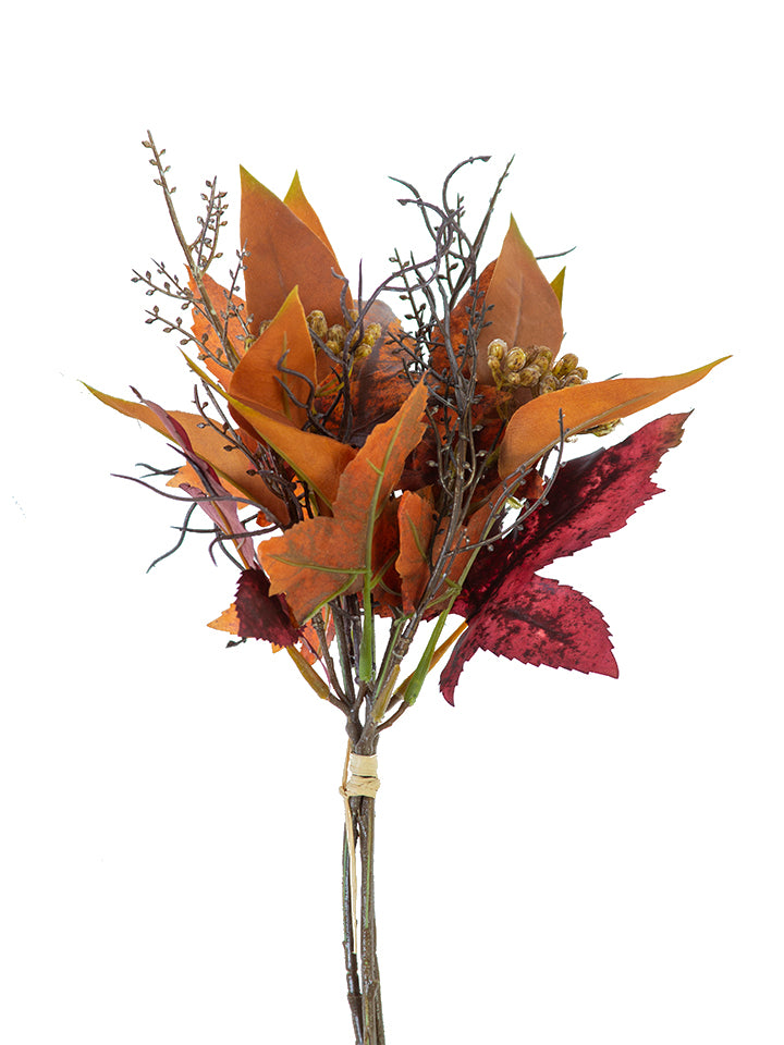 2751118DO 15" Fall Leaves Mix w/Seeds - A&B Wholesale Market Inc