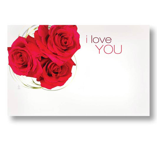 03315 Enclosure Card- ILY Red Roses - A&B Wholesale Market Inc