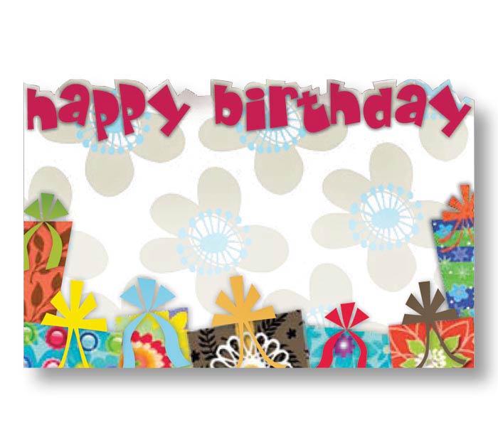 SP0227 ENCLOSURE CARD HAPPY BIRTHDAY GIFTS