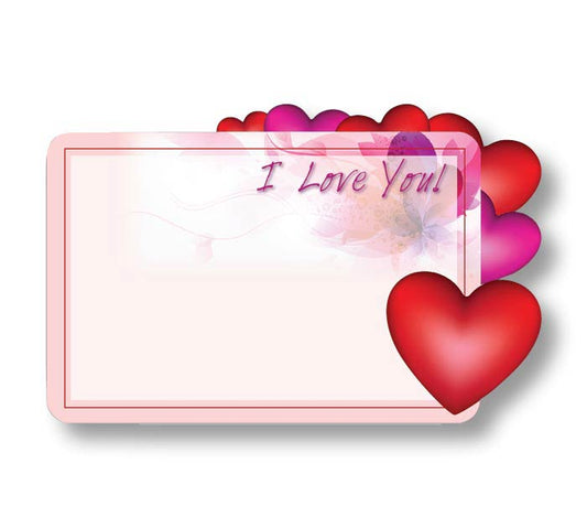 08427 Enclosure Card- ILY Layered Hearts - A&B Wholesale Market Inc