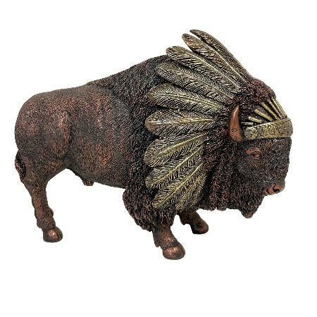 15565 Buffalo Feather Headdress - A&B Wholesale Market Inc