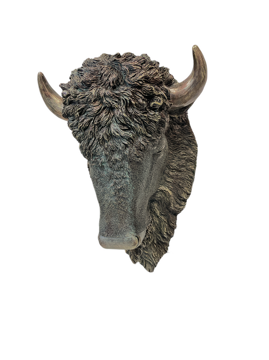 15566 Buffalo Bust On Wall - A&B Wholesale Market Inc