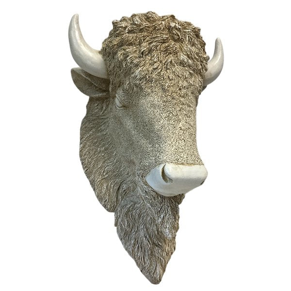 15649 WHITE BUFFALO BUST O/WALL - A&B Wholesale Market Inc