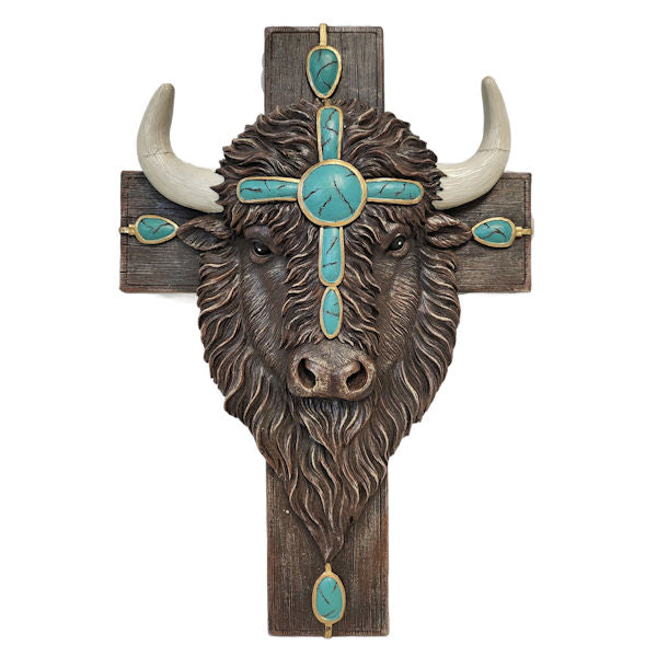 15662 CROSS TURQUOISE BISON ARROW