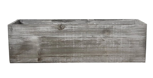 5216WH   16" WOODEN WINDOW BOX- WHITE