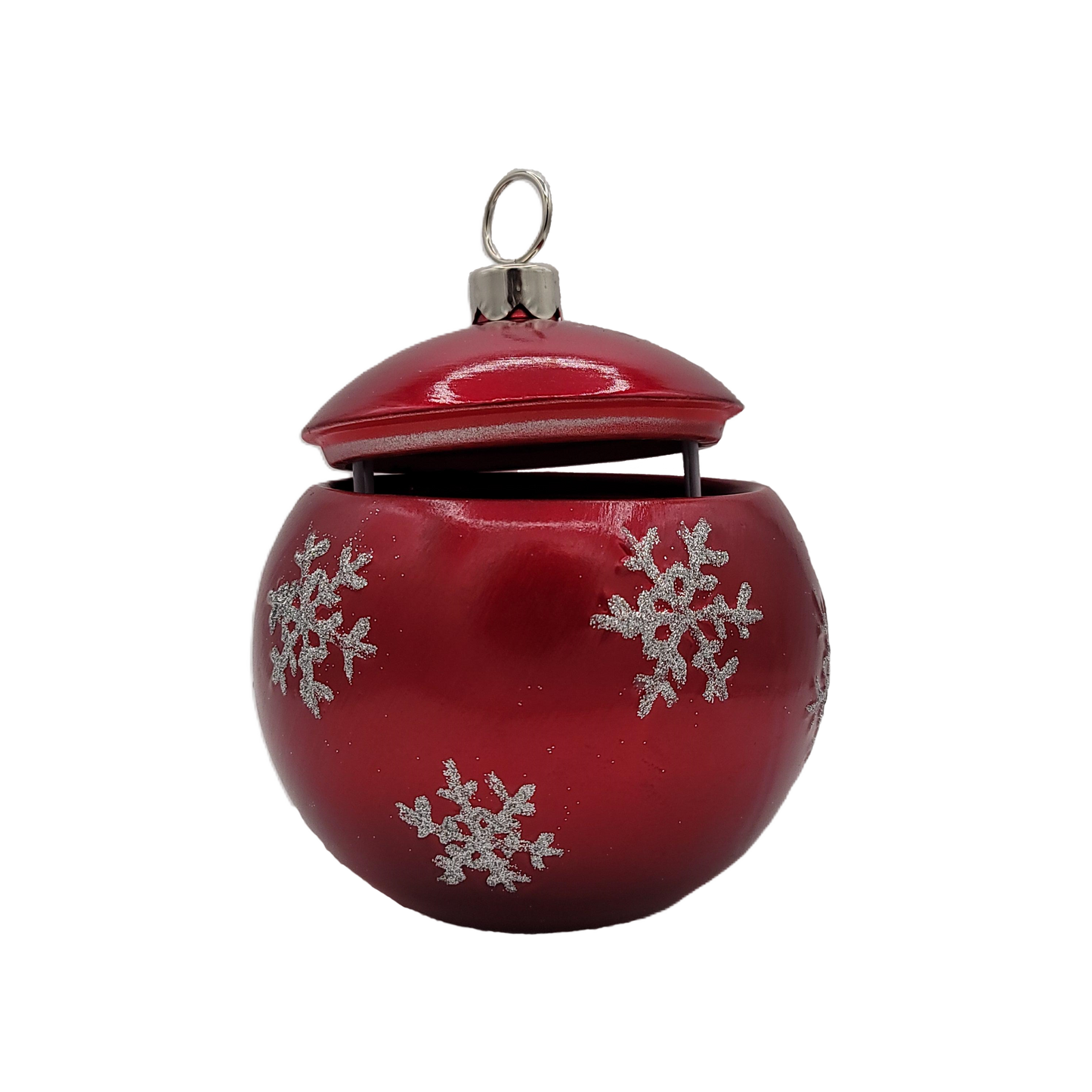 T16511  6.5" Christmas Ornament w/Lid