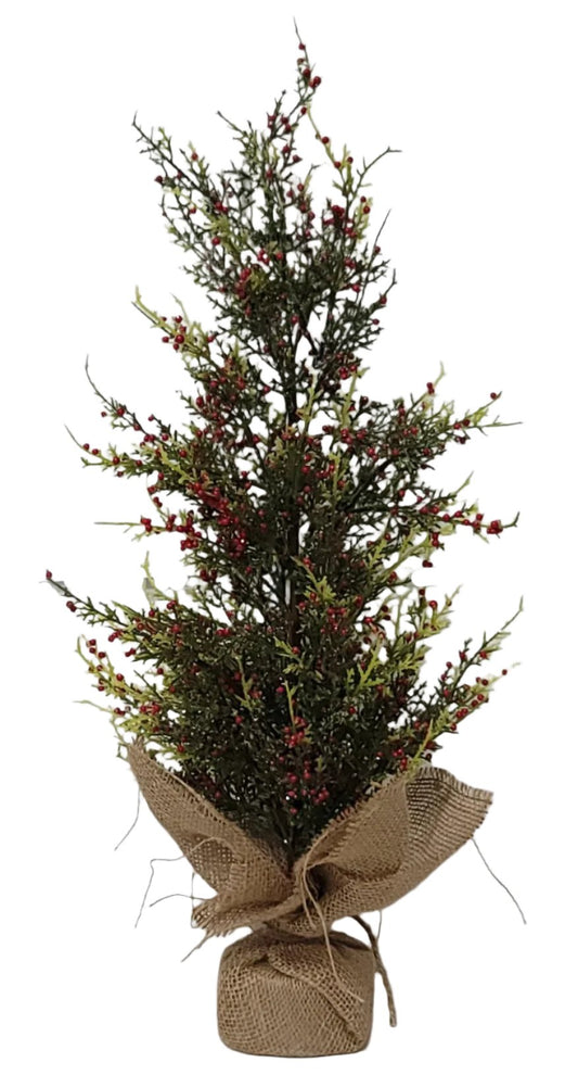 63421   20" CEDAR TREE W/BERRIES- RED