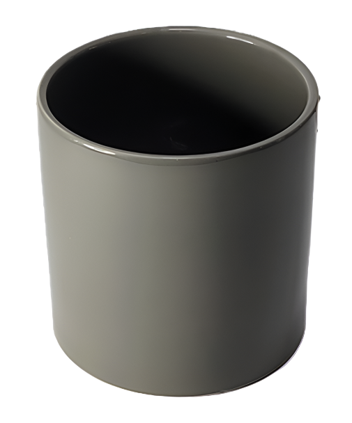 2198GY 9" Cylinder Gray Planter