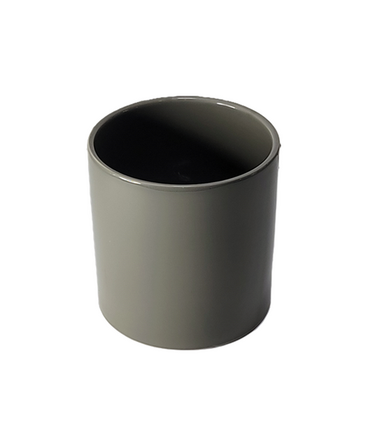 2198GY 9" Cylinder Gray Planter