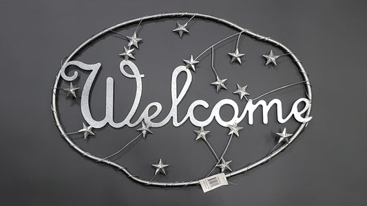22324 Welcome Sign w/Stars - A&B Wholesale Market Inc