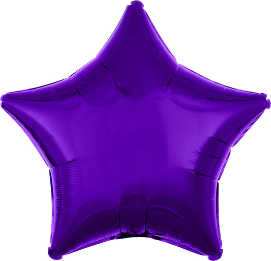 2035664   18" PURPLE STAR W/RIBBON