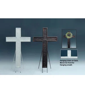 33559 Metal Cross w/Stand - A&B Wholesale Market Inc