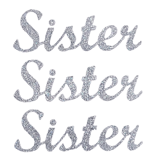 415900 Sister-Silver-Sticker