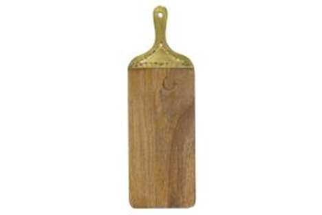 46789 Metal/Wood Cutting Board - A&B Wholesale Market Inc
