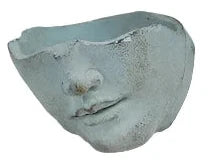 53953 Cement Man head Pot - A&B Wholesale Market Inc