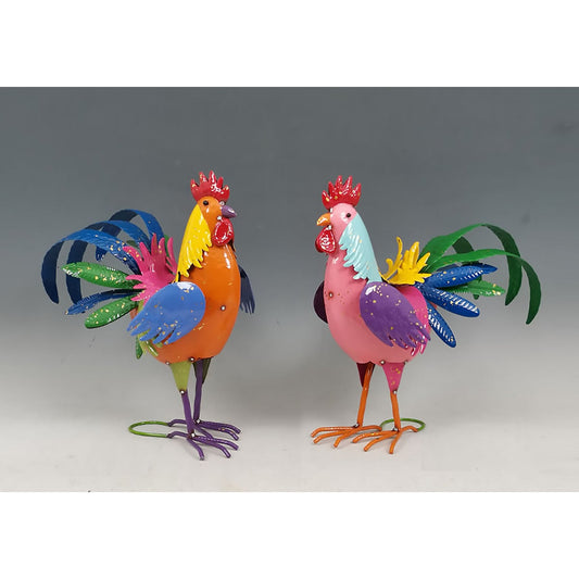 54353 2A METAL ROOSTER 16H