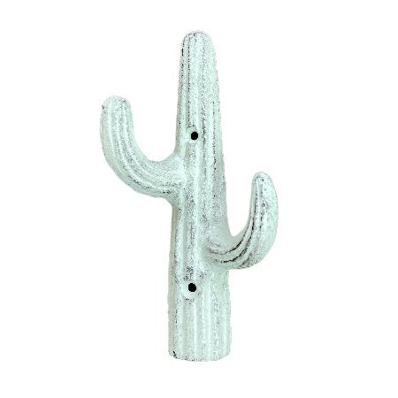 55173 Cactus 2 Hooks White - A&B Wholesale Market Inc