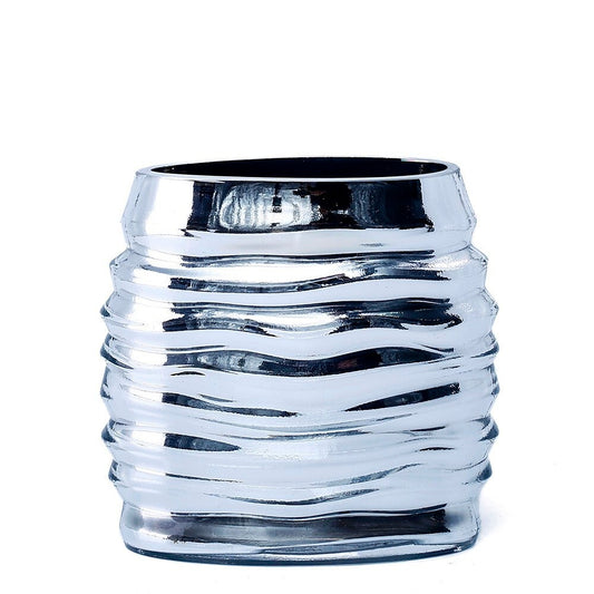 57487  L6.5" x W3" x H6" GLASS VASE