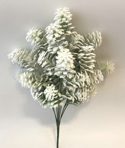 58521  PLASTIC CEDAR BUSH X8- SNOW