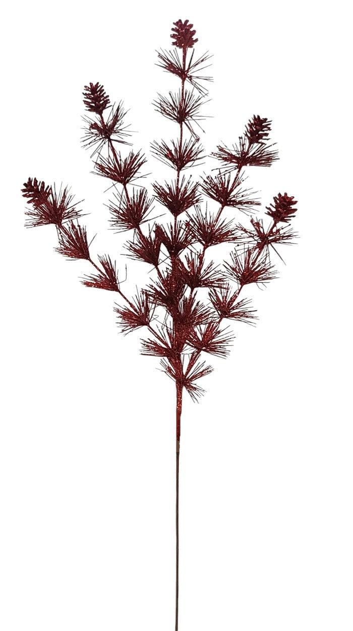 62583   XMAS PINE SPRAY RED