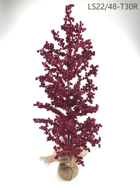 63781  30" XMAS RED BERRY TREE