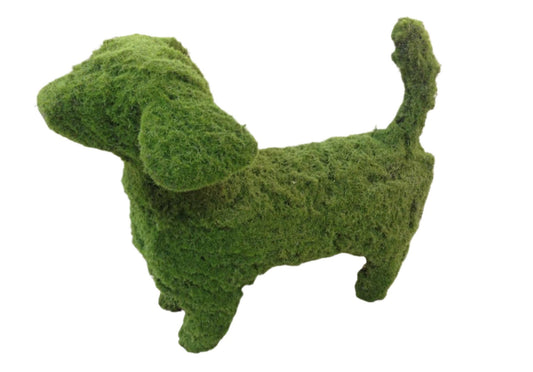 67013   22" x 22"  MOSS DOG- GREEN