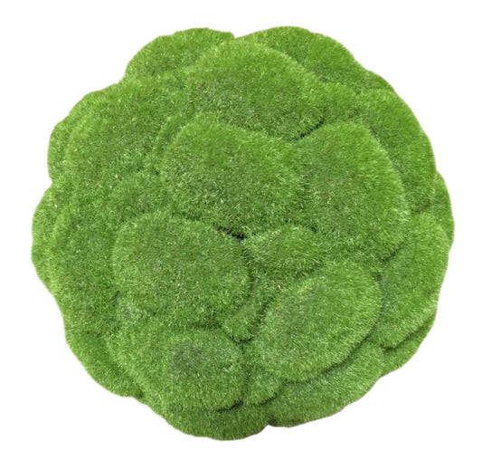 67152   6.5"  MOSS BALL ROUND- GREEN