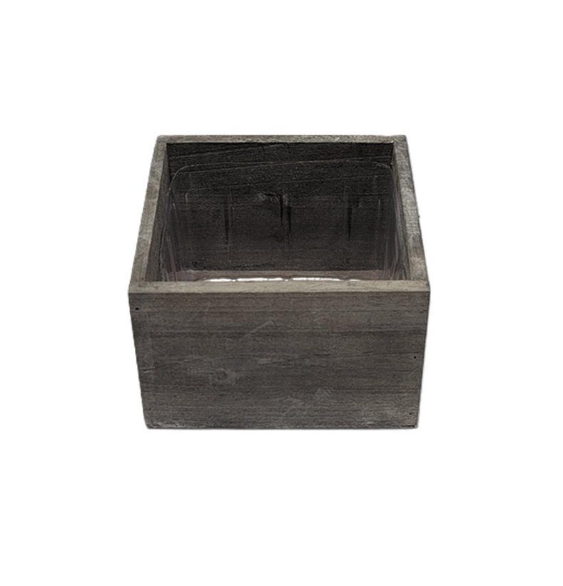 7940GY Gray Wood Box Planter