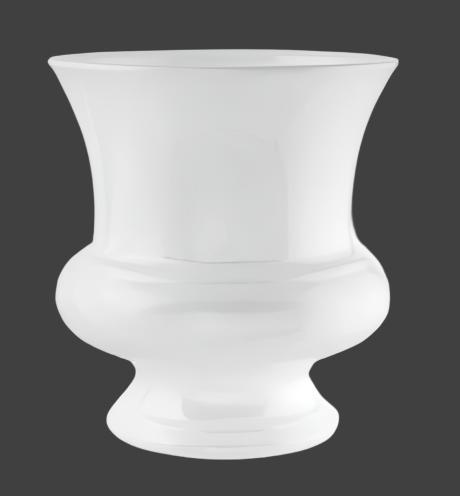 80-12-22  7.75" Designer Urn Wht