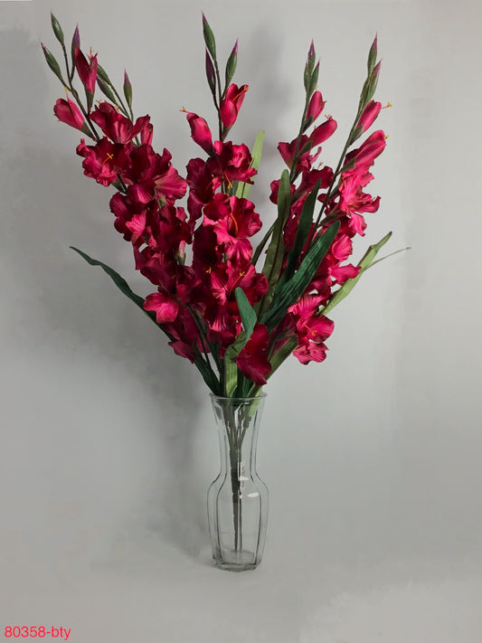 80358-BTY  30" Gladiolus Bush x5