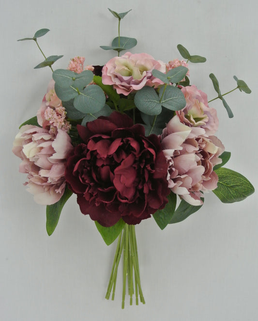 81960-BGPK 16" PEONY ROSE BUNDLE X12