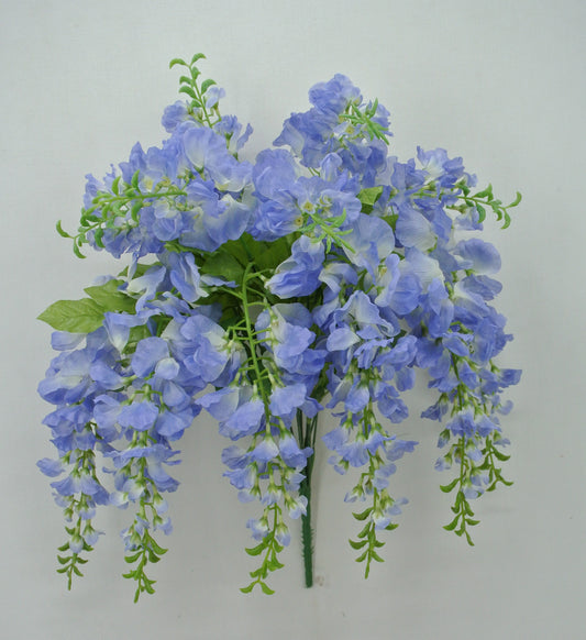 83437-BL 26" Wisteria Bush X12 - A&B Wholesale Market Inc