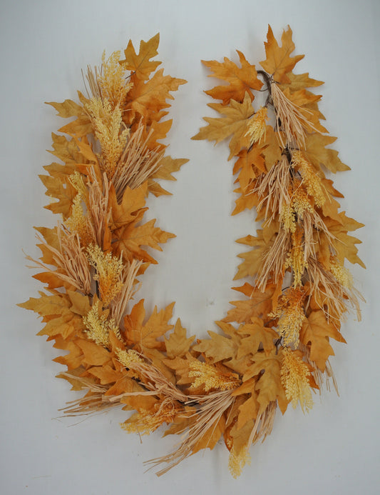 83809  6FT MIXED LEAVES GARLAND