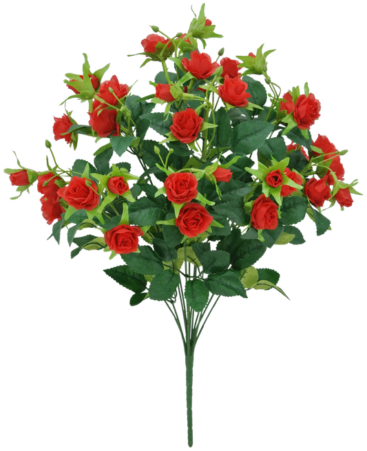 83999-RD 20" MINI ROSE BUSH X12