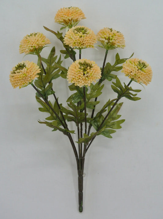 84459-YEL  17" DAHLIA BUSH X7- YELLOW