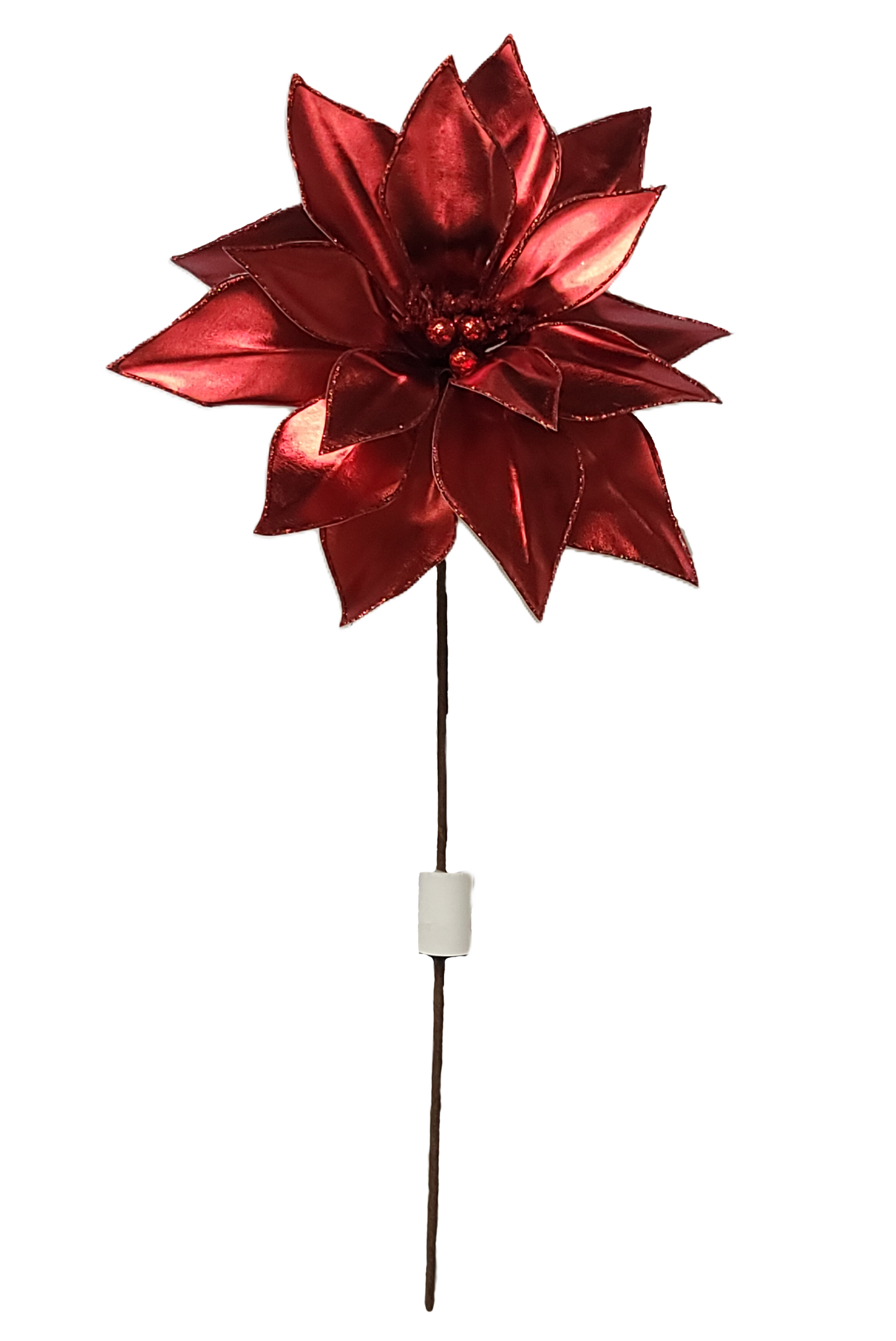 84545  POINSETTIA X1- METALLIC RED