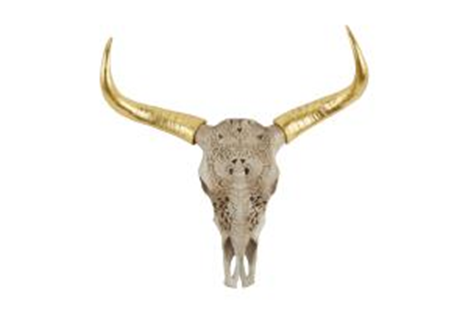 84635 Cow Skull 28x28 - A&B Wholesale Market Inc