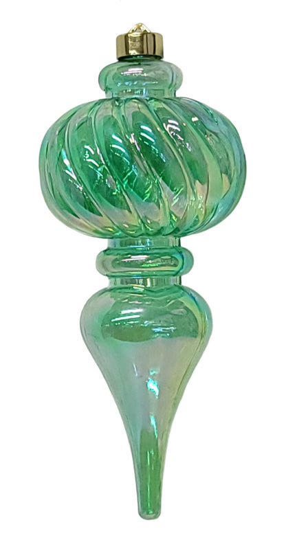 84645  XMAS ORNAMENT GREEN IRIDESCENT